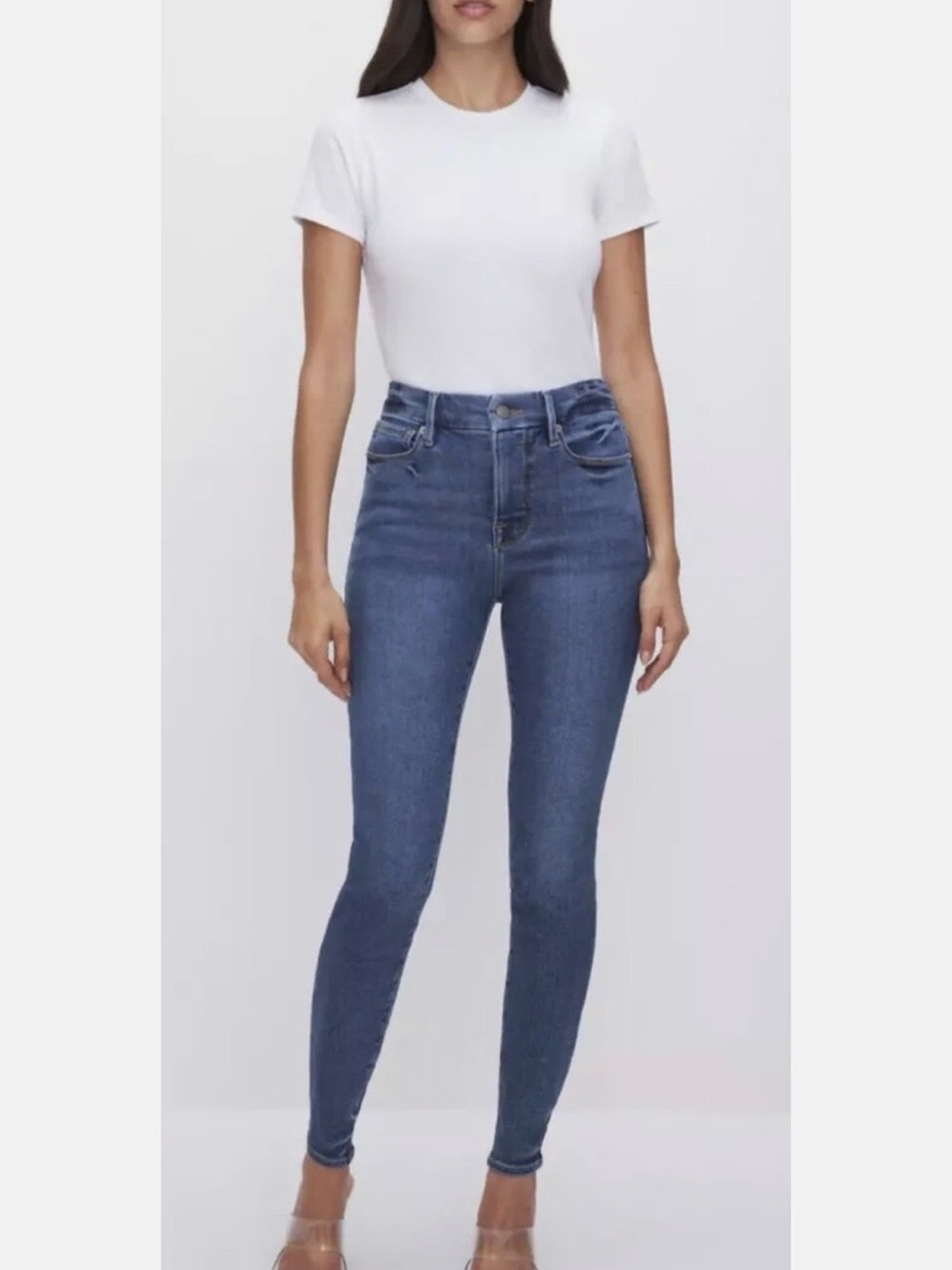 Good American Light Blue Skinny Jeans
